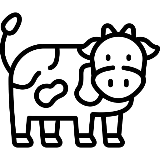 Country Cow Milk Icon